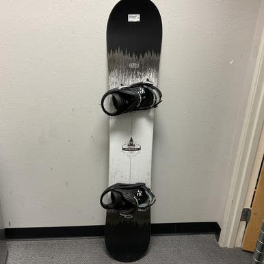 Used GRAVITY ADVENTURE Mens Board/Bindings White And Black 154 cm 11855-S000191112