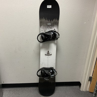 Used GRAVITY ADVENTURE Mens Board/Bindings White And Black 154 cm 11855-S000191112