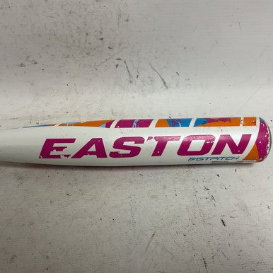 Used Easton Crush FP17CR Fastpitch Bat White And Neon Pink 28" 11855-S000191104