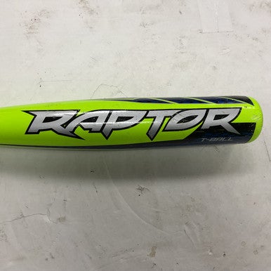 Used Rawlings Raptor TBZR12 USA 2 1/4 Baseball Bat Neon Green 26" 11855-S000191086
