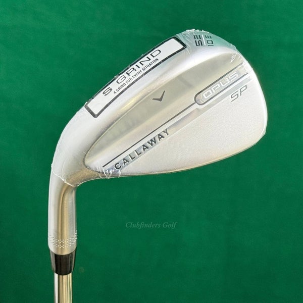 NEW LH Callaway '25 Opus SP Brushed Chrome 52-10S 52 Gap Wedge S200 Steel Stiff