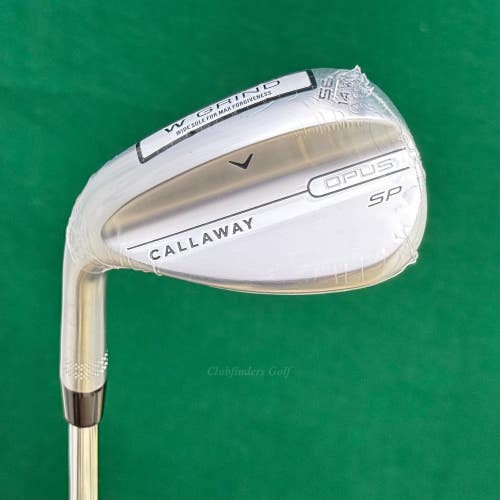 NEW! LH Callaway Opus SP Brushed Chrome 56-14W 56 Sand Wedge S200 Steel Stiff