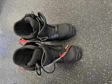 Used Burton PROGRESSION Mens Snowboard Boots Black Senior 8 11849-S000031827