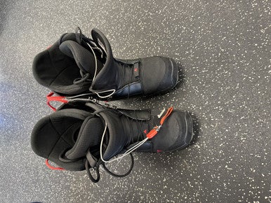 Used Burton PROGRESSION Mens Snowboard Boots Black Senior 8 11849-S000031827