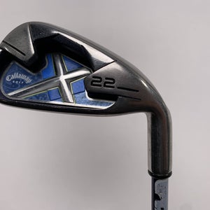 Callaway X-22 Single 6 Iron x Regular Graphite Mens RH Midsize Grip