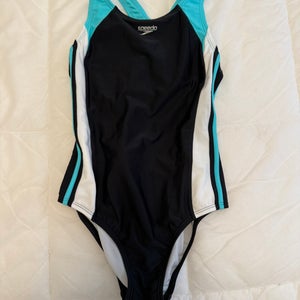 Black Size 14 Girls Speedo Swimsuit (Used once)