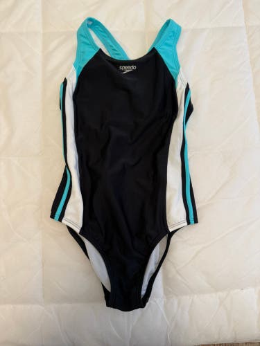 Black Size 14 Girls Speedo Swimsuit (Used once)