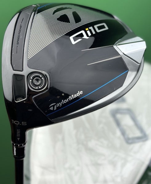 TaylorMade Qi10 Driver 10.5* LEFT Hand Regular Ventus TR Blue 5R LH w/ Cover