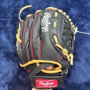 Black Rawlings Highlight Series RH Pitcher's Baseball Glove 10" (Used)