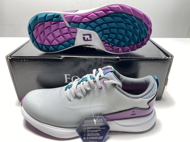 Footjoy Performa Waterproof Golf Shoes Gray Women's SZ 8.5 (99204)