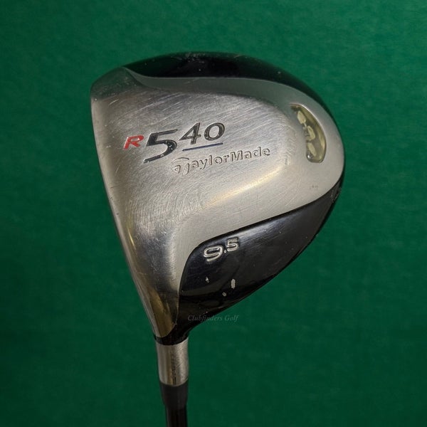 LH TaylorMade R540 Titanium 9.5 Driver Factory MAS2 70 Graphite Stiff