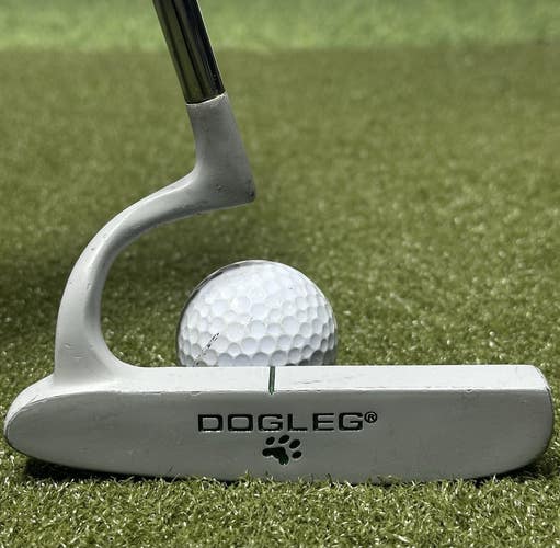 Dogleg Offset Golf Club Putter Right Hand 35" w/ Golf Pride Paddle Grip *RARE!!*