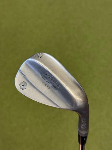 Titleist Vokey SM7 Black RAW Gap Wedge GW 52* 8 Bounce F-Grind Mens RH