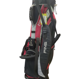 Used Ping CRAZ-E-LITE Mens Stand Bag White/Black/Red 11862-S000090964