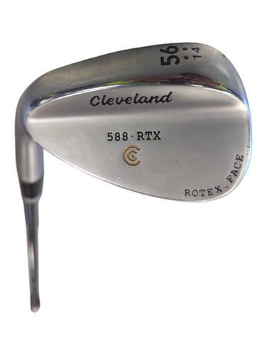 Used Cleveland 588 RTX Golf Chipper LH Silver 56 Degree 11862-S000090962