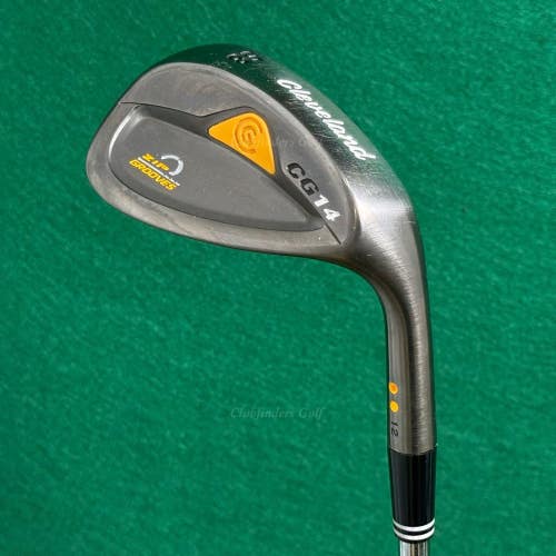 Cleveland CG14 Black Pearl 58-12 58 Lob Wedge Traction Steel Wedge Flex