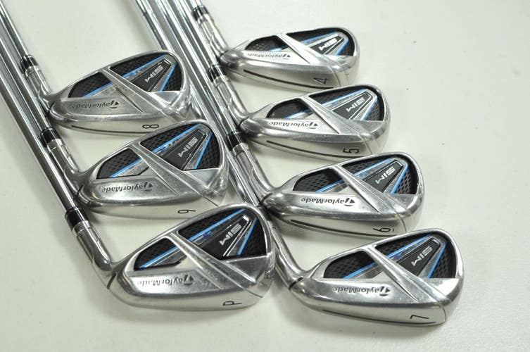 TaylorMade SIM Max 4-PW Iron Set Regular Flex Right NS Pro 850GH Steel # 202848