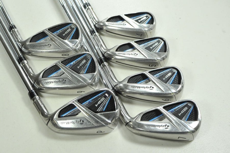 TaylorMade SIM Max 4-PW Iron Set Regular Flex Right NS Pro 850GH Steel # 202848