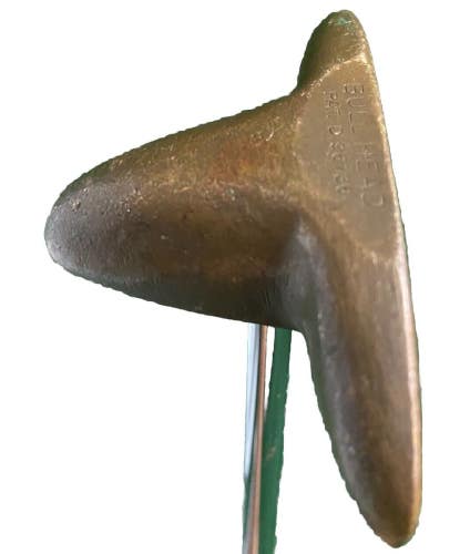 Vintage Bull Head Shaped Putter Pat. D196736 RH Steel 33" Victor G De Carlo Golf