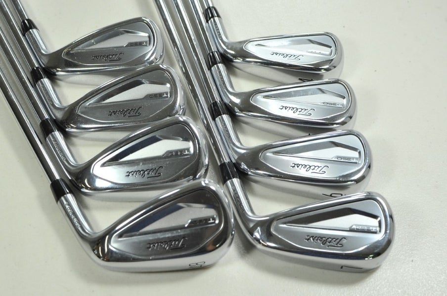 Titleist T350 2023 4-PW,48* Iron Set Regular Flex RH AMT Red R300 Steel # 202872