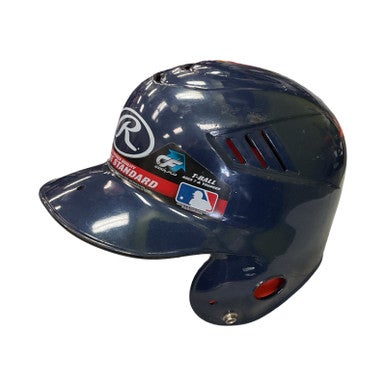 Used Rawlings Batting Helmet No Mask Navy Blue SM 11859-S000025501
