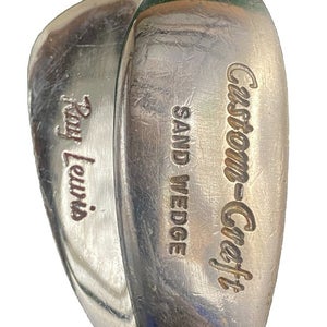 Custom Craft Ray Lewis Sand Wedge 56* Men's RH Stiff Steel 35" Nice Vintage Club