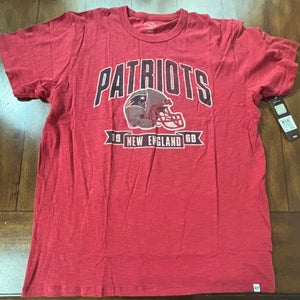 New England Patriots 47 Brand T-Shirt Adult Large New With Tags