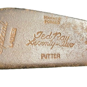 Ted Ray Hammer Forged Hickory Shaft Seventy-Two Special Ladies Putter RH 33"