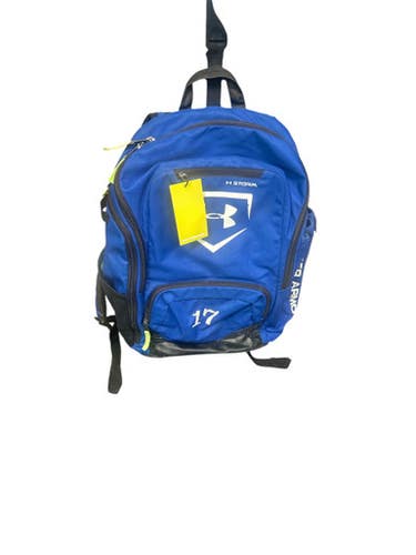 Used Under Armour STORM ROYAL UASB-SOBPRO 17 BB/SB Player Backpack Royal Blue MD 11862-S000090831