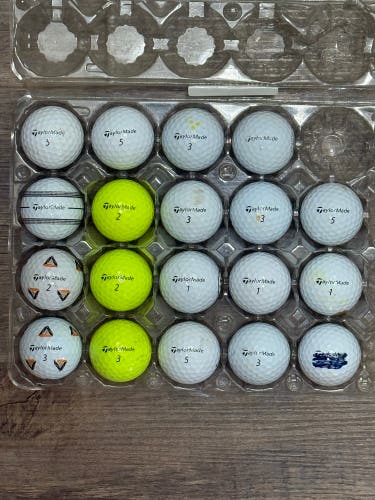 19 TaylorMade TP5 Golf Balls