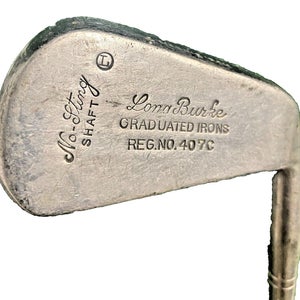 Long Burke Graduated Irons 407C Mashie 4 Iron RH Vintage No Sting Ladies Shaft