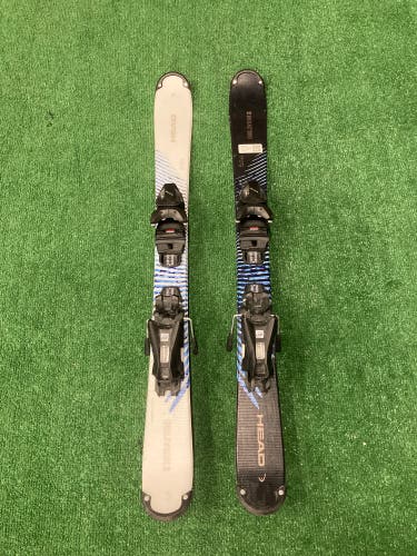Kid's HEAD Oblivion Team JRS Junior 97 cm Skis (JRS 4.5 GW Binding)