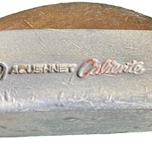 Acushnet Caliente Mallet Putter RH Fluted Steel 35" Vintage Leather Pistol Grip