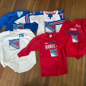 CT NY RANGERS Jr hockey practice jerseys