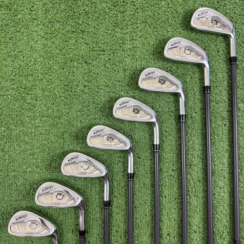 Wilson Staff C300 Forged FLX Face 4-PW GW Regular Flex Fujikura Pro 85g