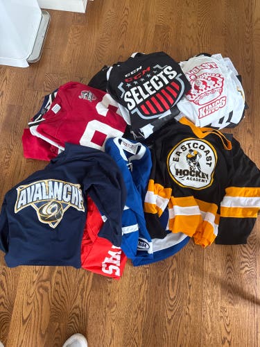 Lot of practice jerseys