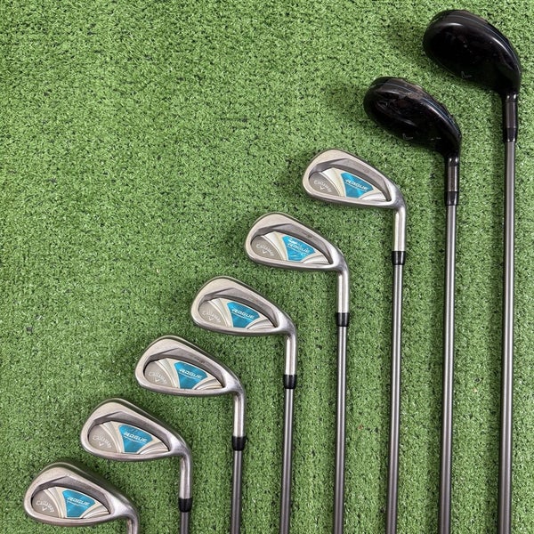Callaway Rogue 4H 5H 6-PW AW Iron Set Senior A Flex Aldila Synergy -1/2 Short