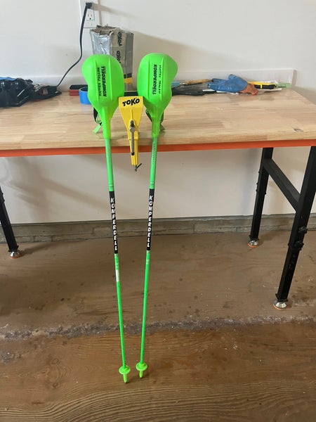 115cm - Komperdell 12.3mm Carbon World Cup SLALOM Ski Poles