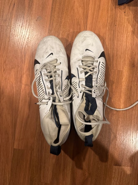 White Men's Size M 14.0 (W 15.0) Adult Nike Vapor High Top (Used)