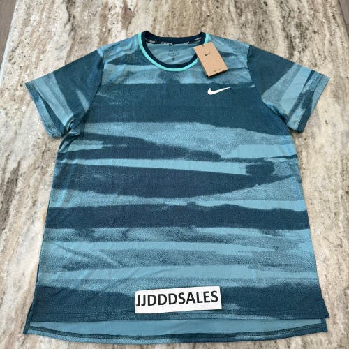 NikeCourt Advantage Dri-FIT Tennis Denim Turquoise FQ2090-464 Men’s Sz L NWT

New With Tags