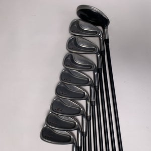 Adams Idea Hybrid Iron Set 4H 6-PW+AW+SW+LW Idea Regular Graphite Mens RH