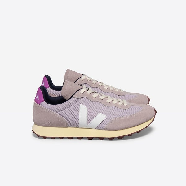 Veja Rio Branco Alveomesh Parme Lavender White Women's 11 EU 42 Trainer Shoes