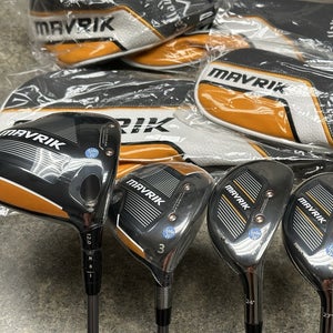 Callaway Mavrik 22 Womens Set Driver, Fairway 3-Wood, 4H, 5H Graphite RH NEW!