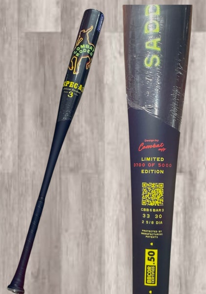 2025 Combat MFG Spec A1 Alloy BBCOR Certified Bat (-3) 30 oz 33" (New)