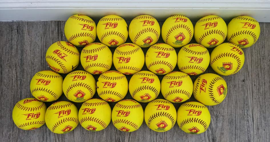 24 softballs, Baden FiRE Senior 12'