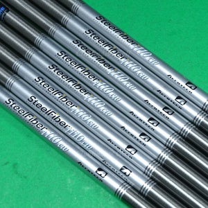 AeroTech SteelFiber i110cw .355 X-Stiff Pulled Composite Iron Shafts SET OF 8