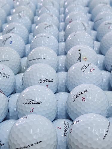 15 Near Mint AAAA Titleist Pro V1x 2023 Used Golf Balls w/Mesh Bag