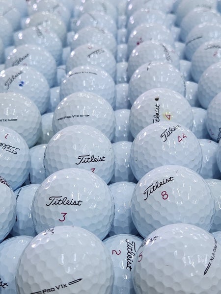 15 Near Mint AAAA Titleist Pro V1x 2023 Used Golf Balls w/Mesh Bag