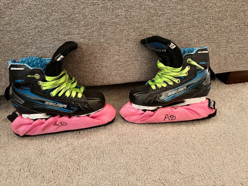 Bauer GSX Hockey Goalie Skates Regular Width Size 2 (Used)