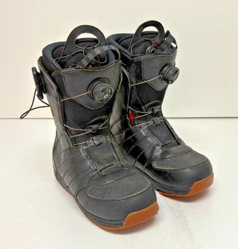 Salomon Launch Boa-Coiler SJ Straitjacket Black Snowboard Boots US 9.5 EU 42.5